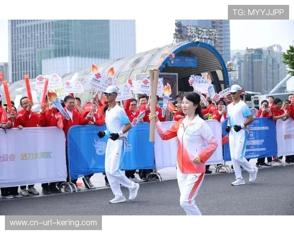 开闭幕式“同心之火”火炬,象征大湾区同心协力